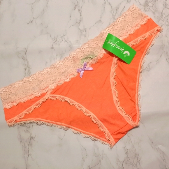 2 RAYON Honeydew HIPSTER PANTIES L - Picture 7 of 8